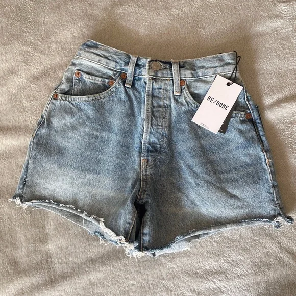 Re/Done | Shorts | Nwt Redone Cutoff Denim Shorts Size 23 | Poshmark 